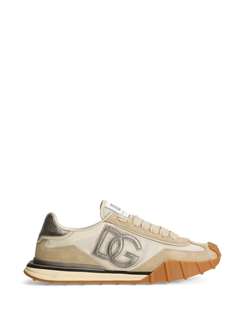 Dolce & Gabbana Sneakers met logo Beige