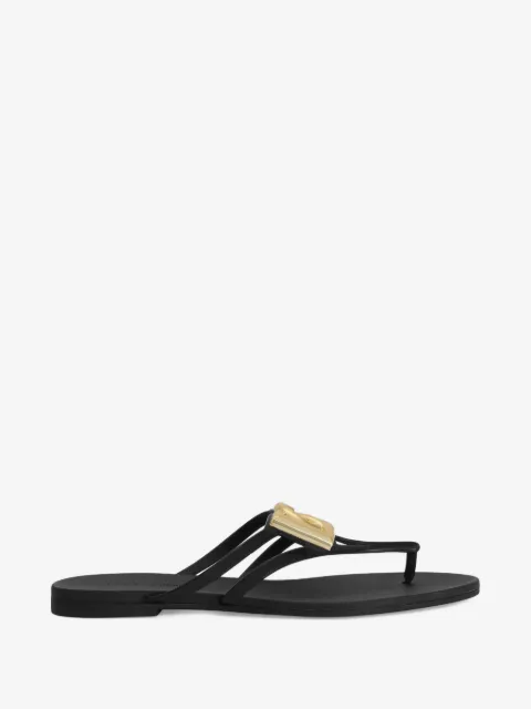 Dolce & Gabbana flip flops con logo