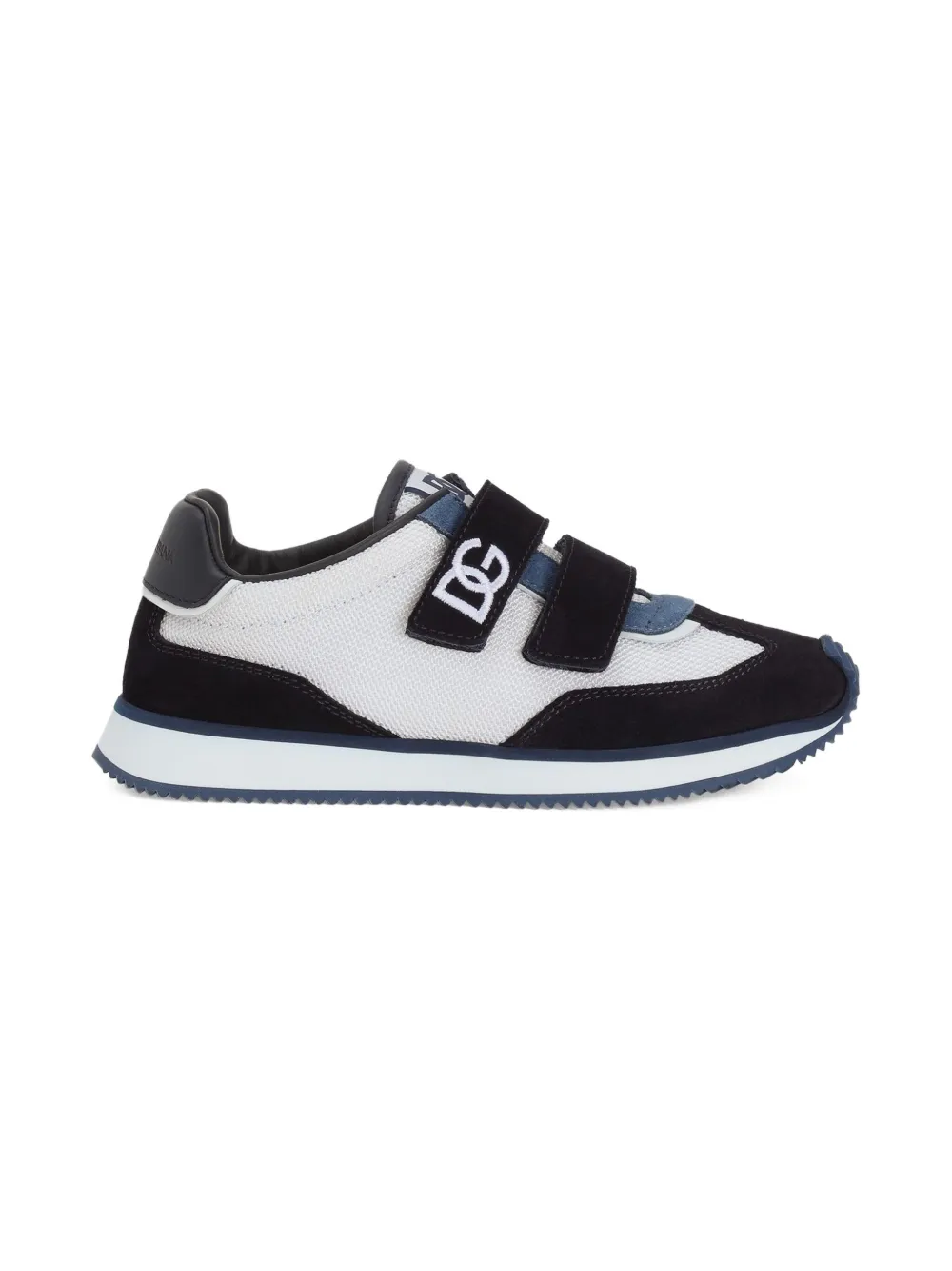 Dolce & Gabbana Kids Sneakers met logoband - Wit