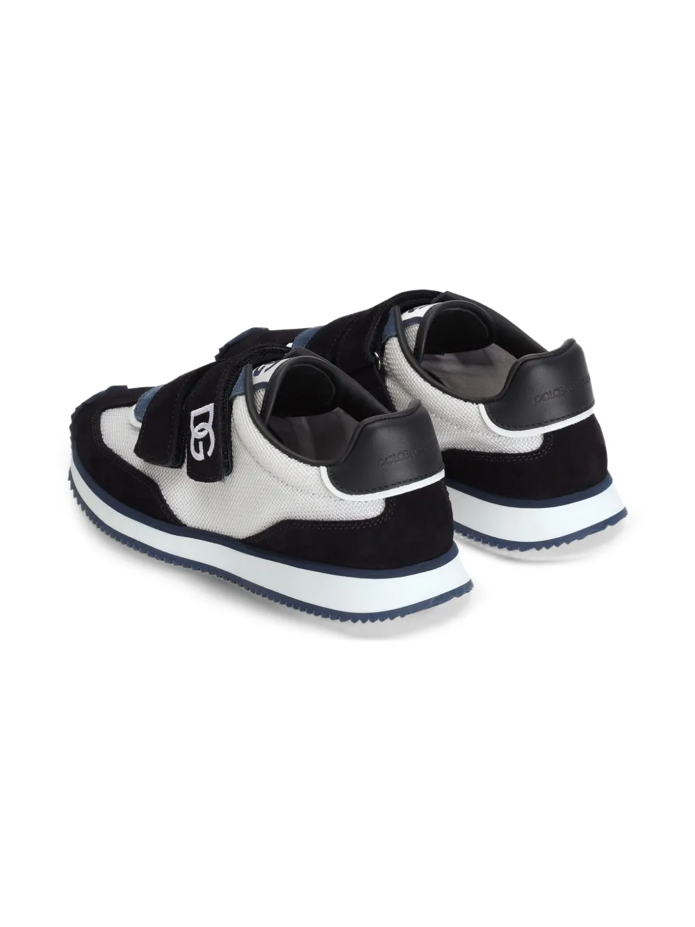 Dolce & Gabbana Kids Sneakers met logoband Wit