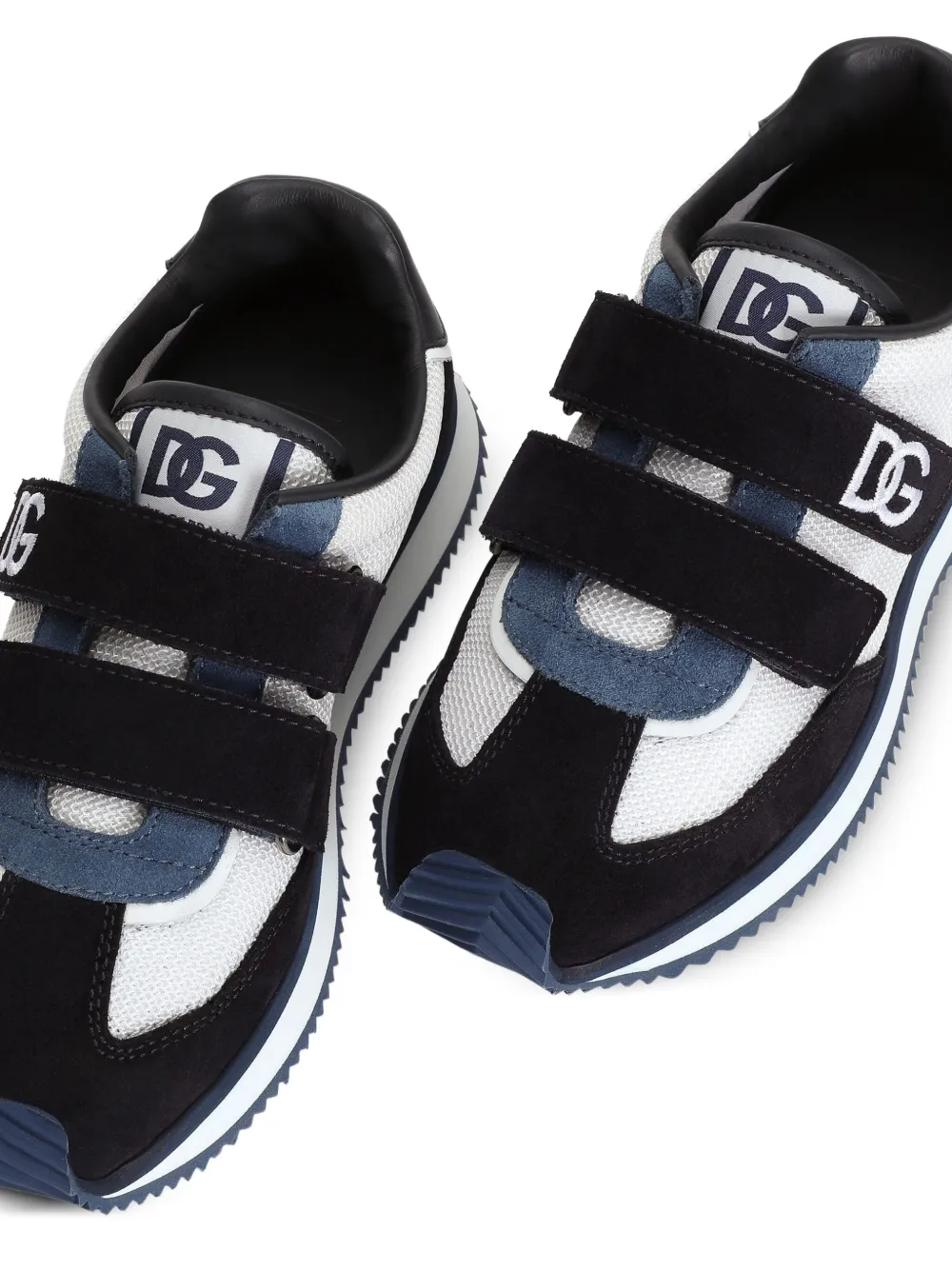 Dolce & Gabbana Kids Sneakers met logoband Wit