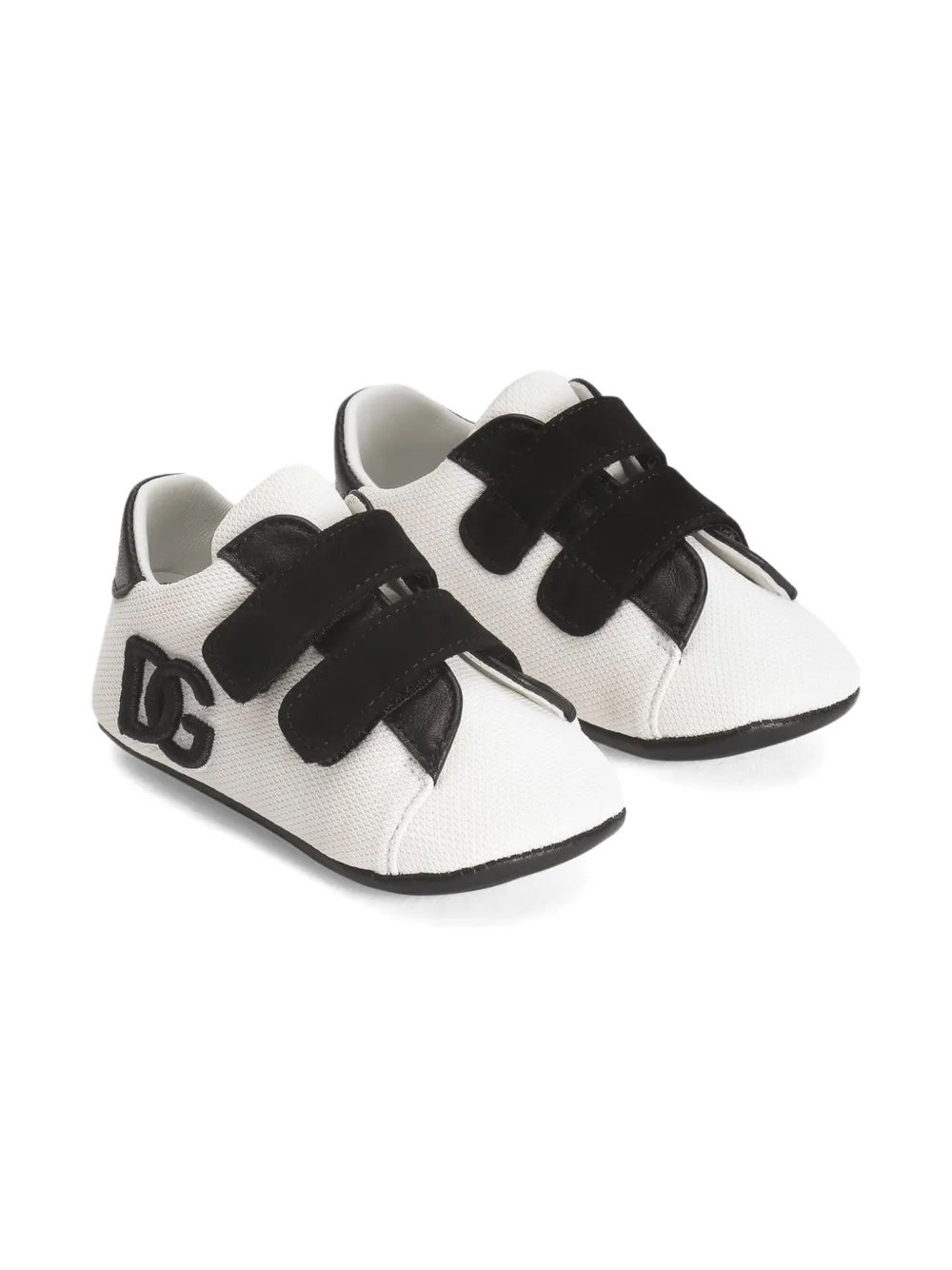 Dolce & Gabbana Kids Suède sneakers Wit