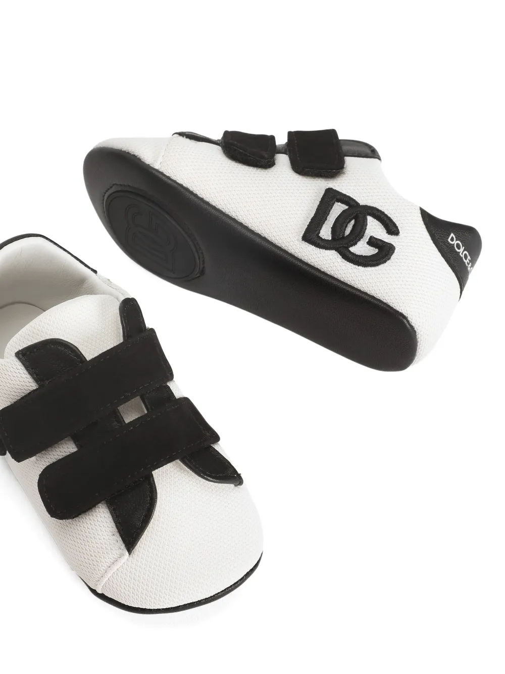 Dolce & Gabbana Kids Suède sneakers Wit