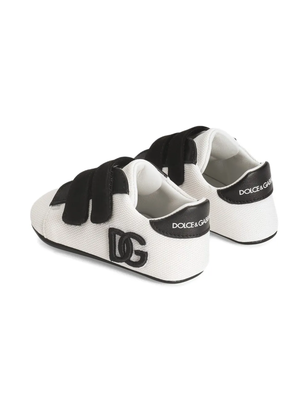 Dolce & Gabbana Kids Suède sneakers Wit