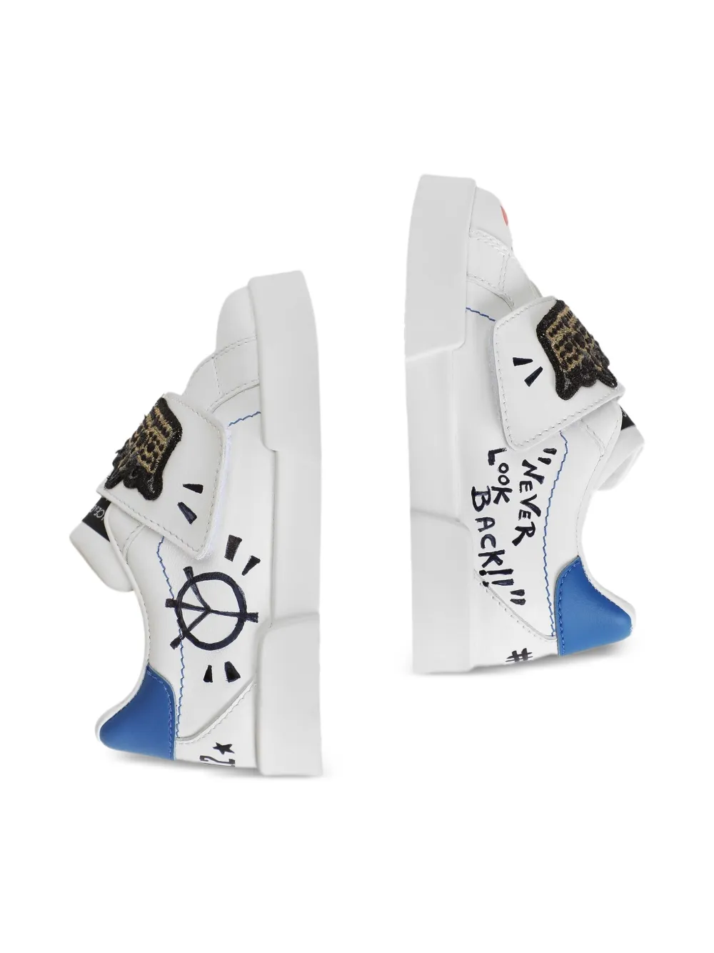 Dolce & Gabbana Kids Sneakers met applicatie Wit