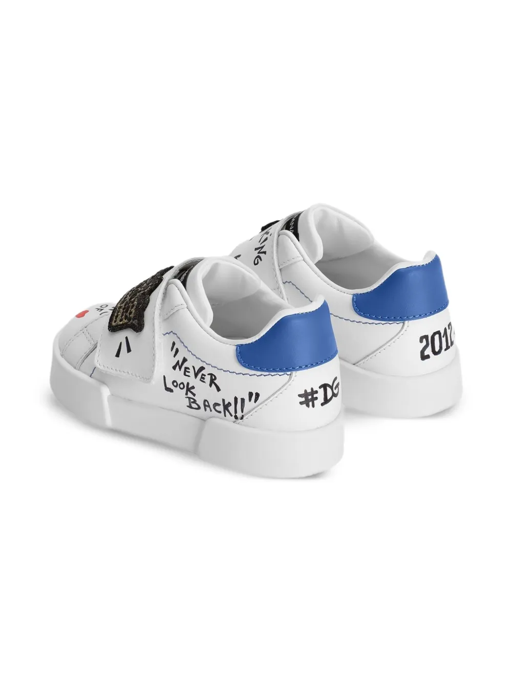 Dolce & Gabbana Kids Sneakers met applicatie Wit