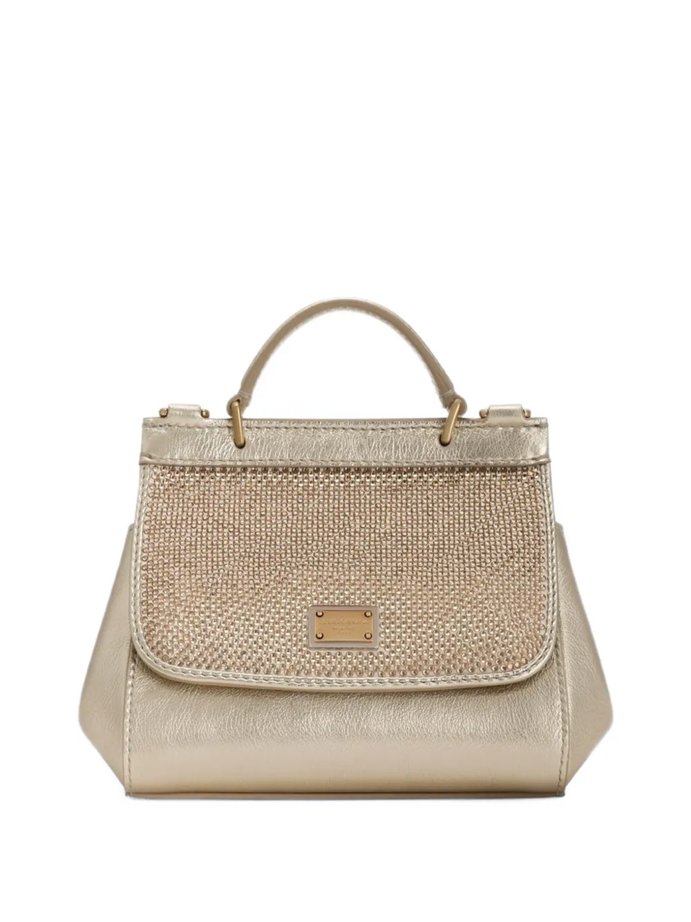 Dolce & Gabbana Kids Borsa tote Sicily con decorazione - Oro
