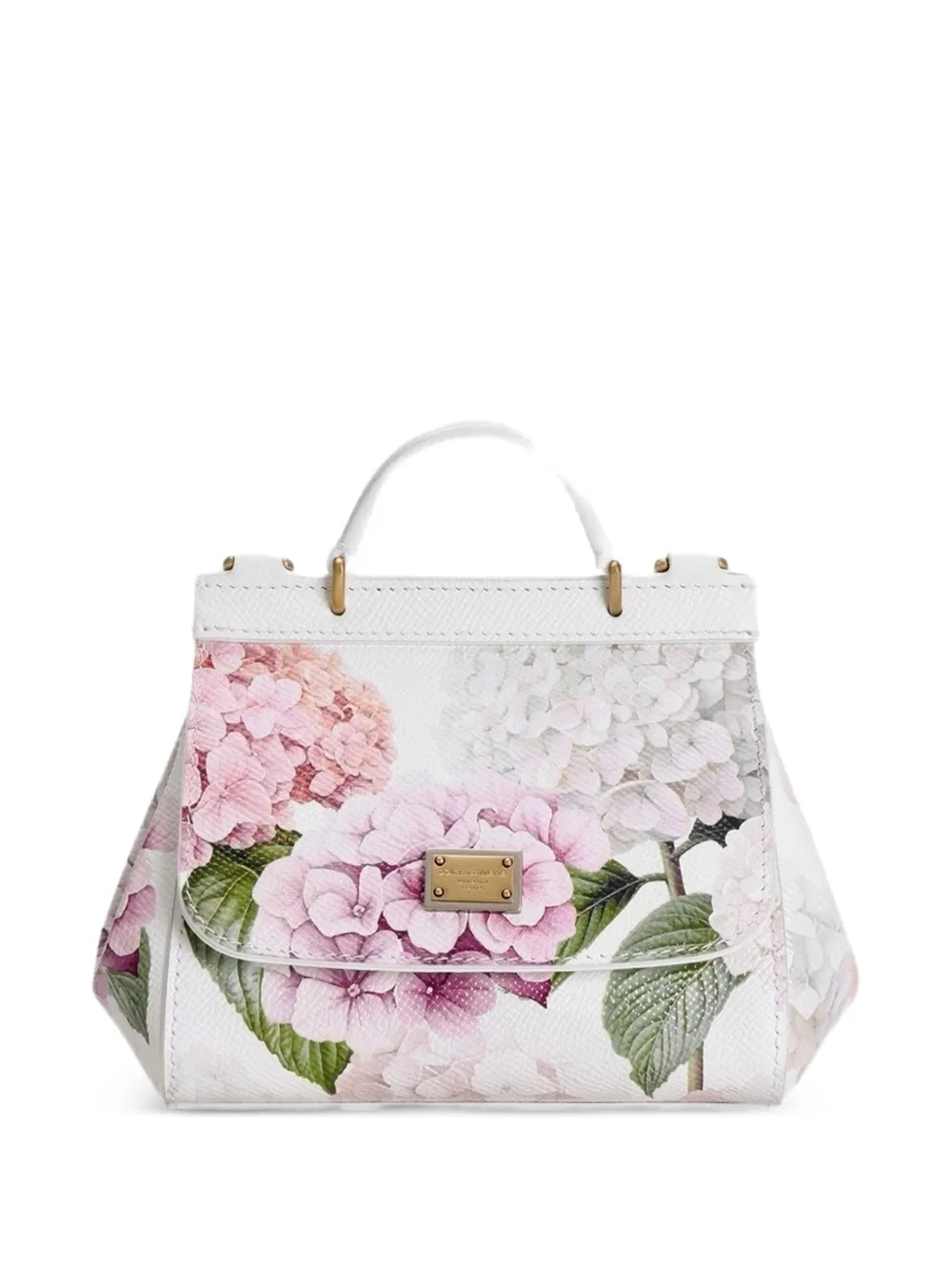 Dolce & Gabbana Kids Borsa a mano Sicily con stampa - Bianco