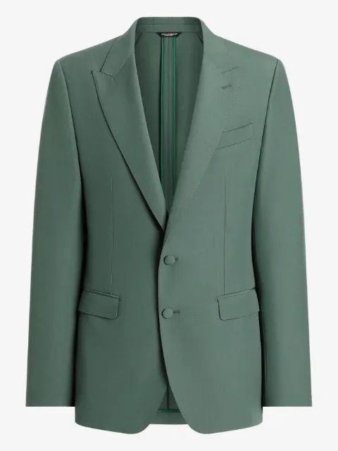 Dolce & Gabbana single-breasted wool poplin jacket