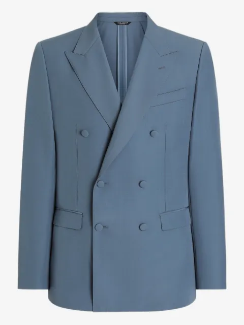 Dolce & Gabbana blazer con doble botonadura y cinturón