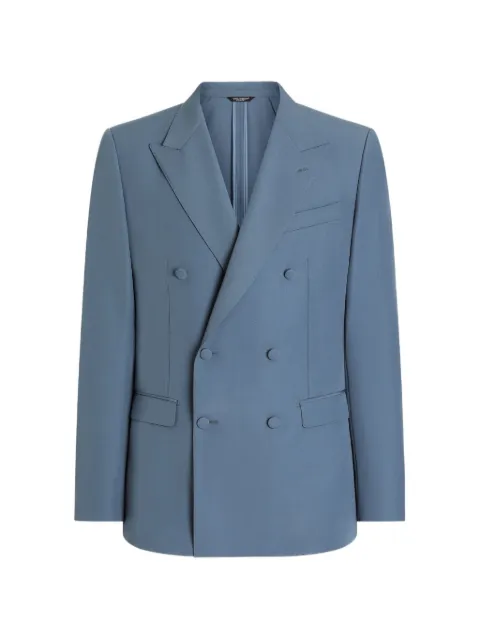 Dolce & Gabbana double-breasted wool poplin jacket