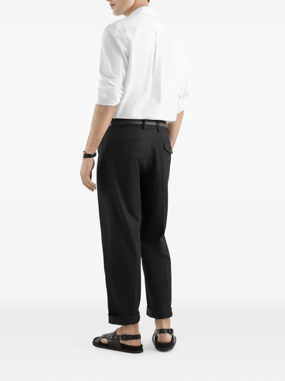 Dolce & Gabbana Overhemd met wapenschild-applicatie Wit