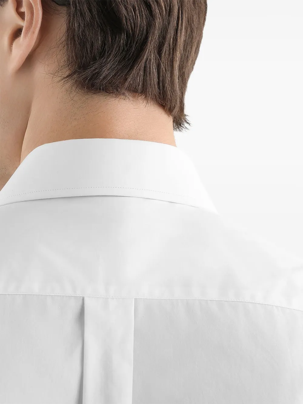 Dolce & Gabbana Overhemd met wapenschild-applicatie Wit