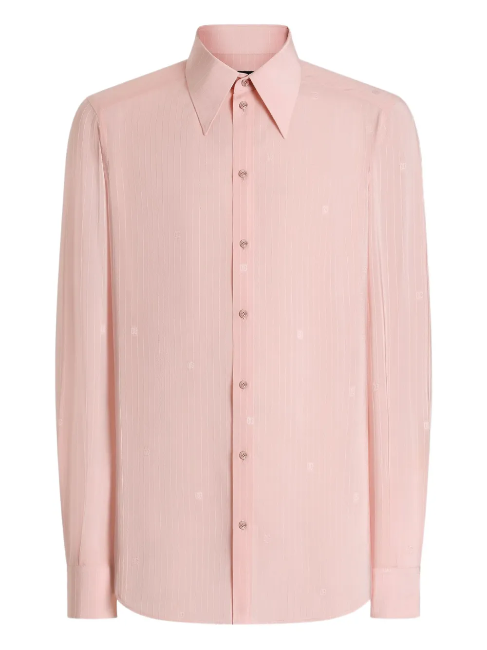 Dolce & Gabbana Geknöpftes Seidenhemd - Rosa