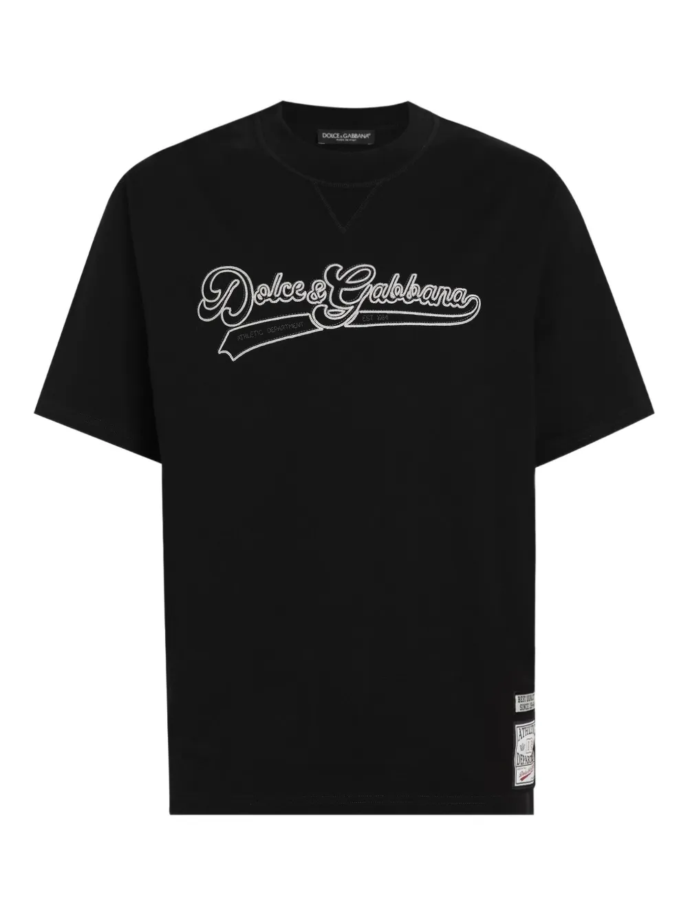 Dolce & Gabbana embroidered T-shirt - Nero