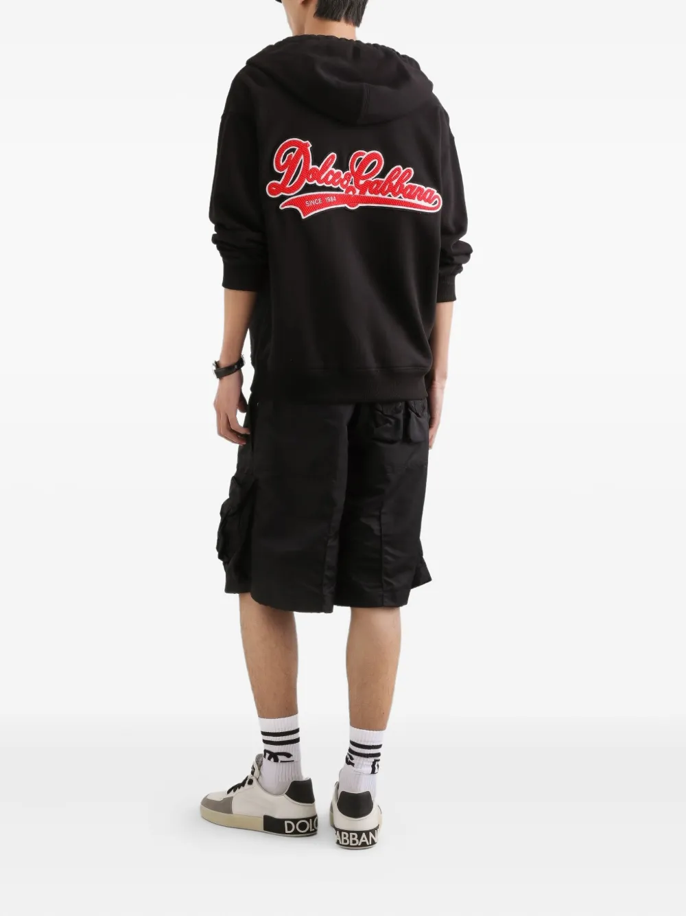 Dolce & Gabbana Hoodie met rits Zwart