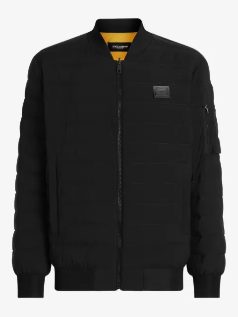Dolce & Gabbana quilted zip-up jacket