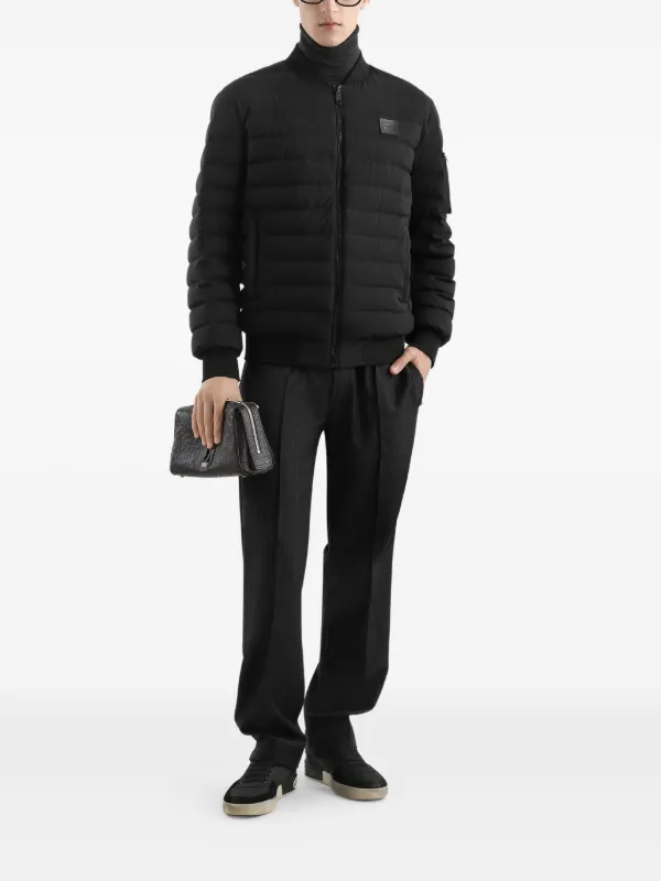 Dolce & Gabbana キルティング ジップジャケット | ブラック | FARFETCH JP