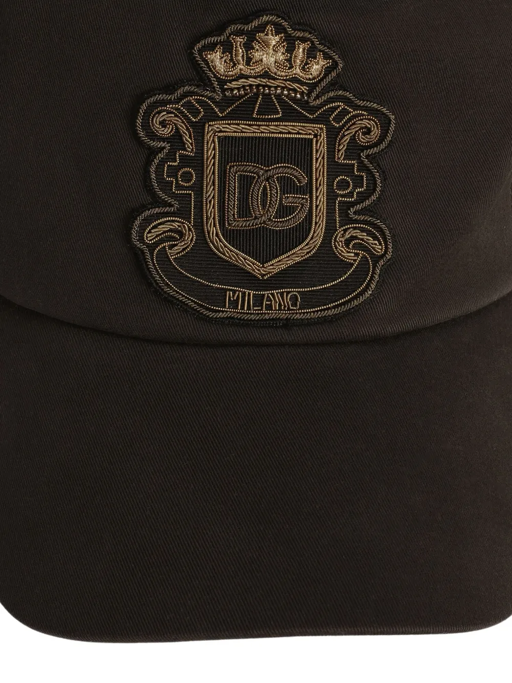 Dolce & Gabbana Pet met geborduurd logo Bruin