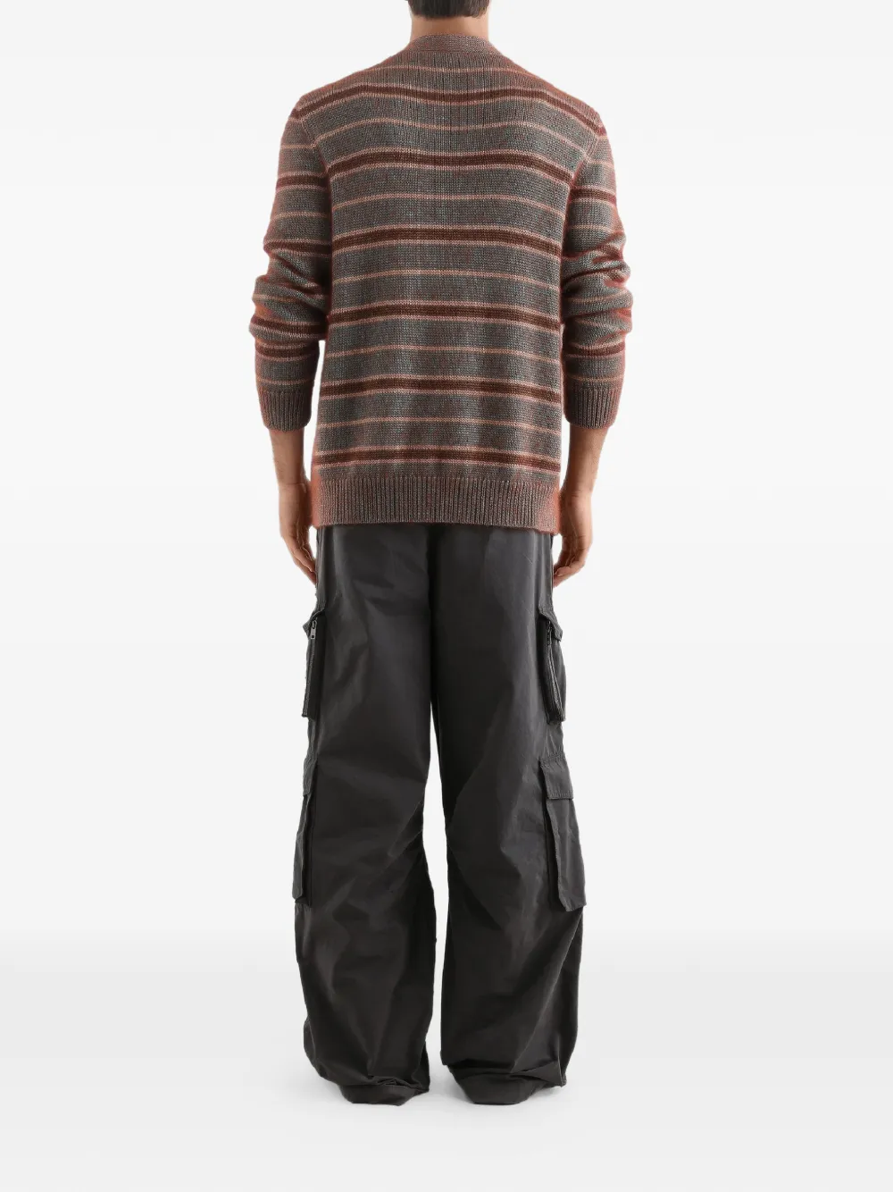  Dolce & Gabbana Drawstring Cargo Pants - Grey 