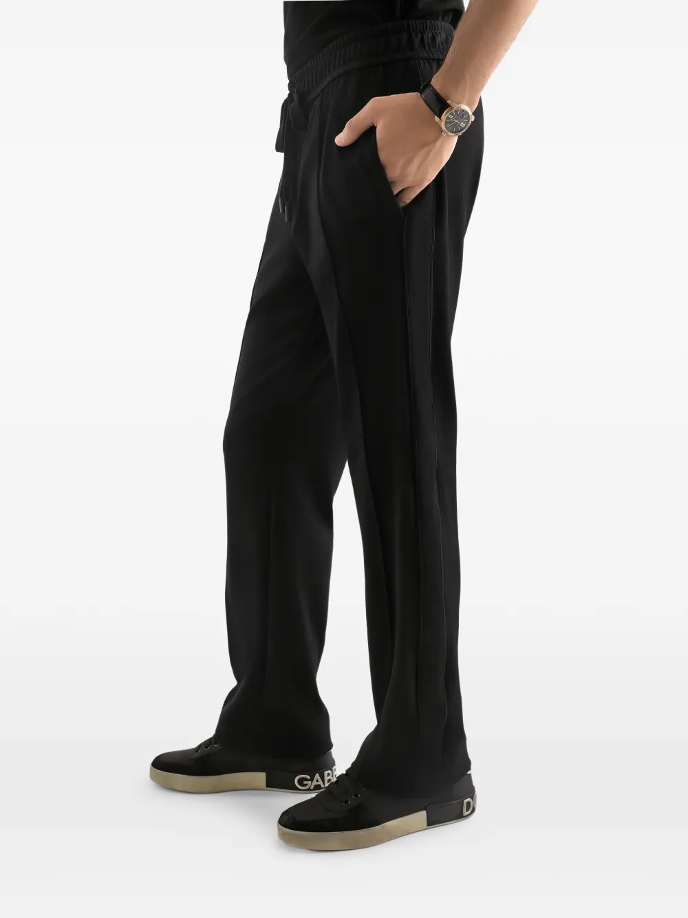 Dolce & Gabbana Trainingsbroek met trekkoord Zwart