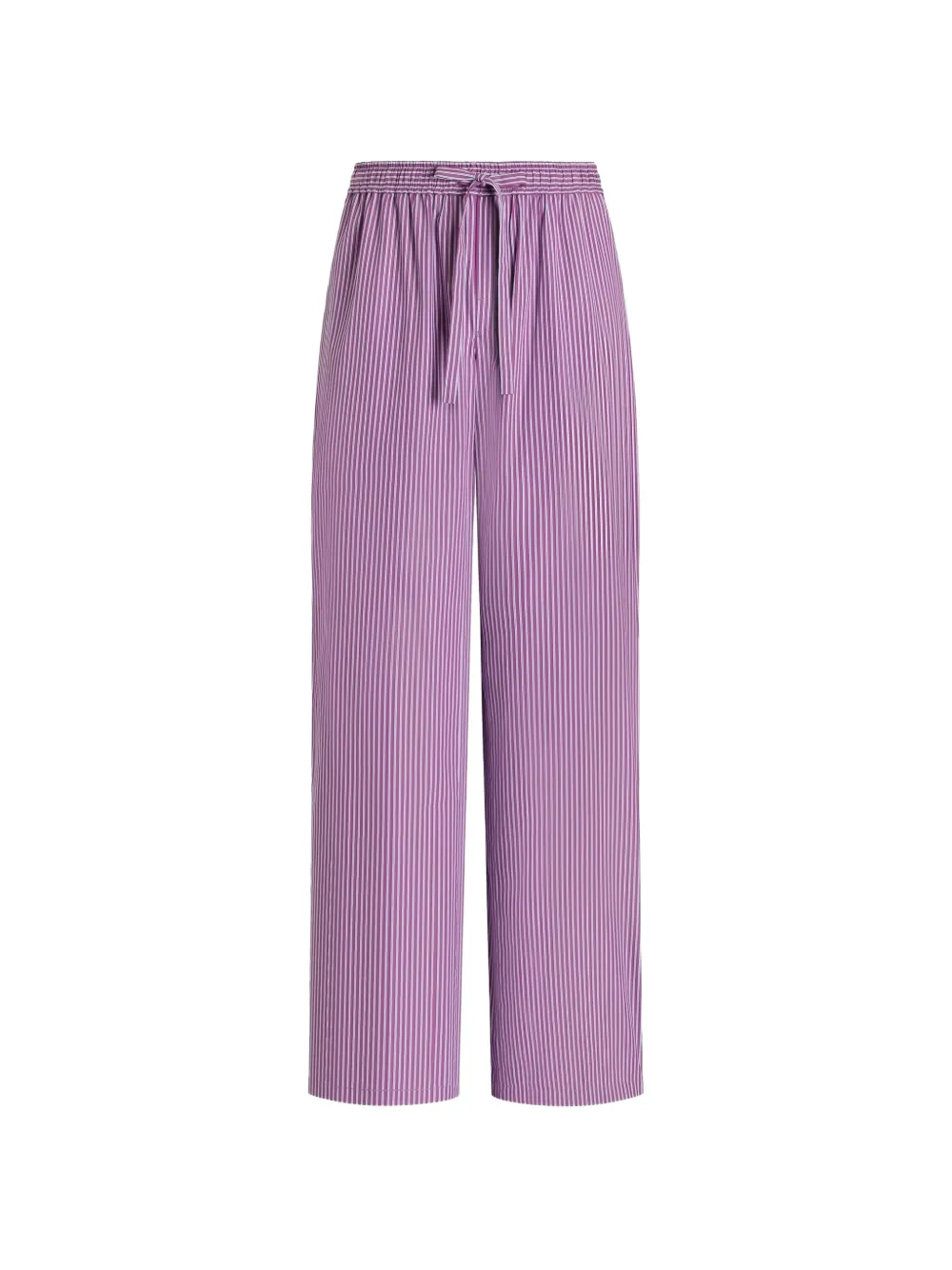 Dolce & Gabbana Striped Poplin Trousers - Purple