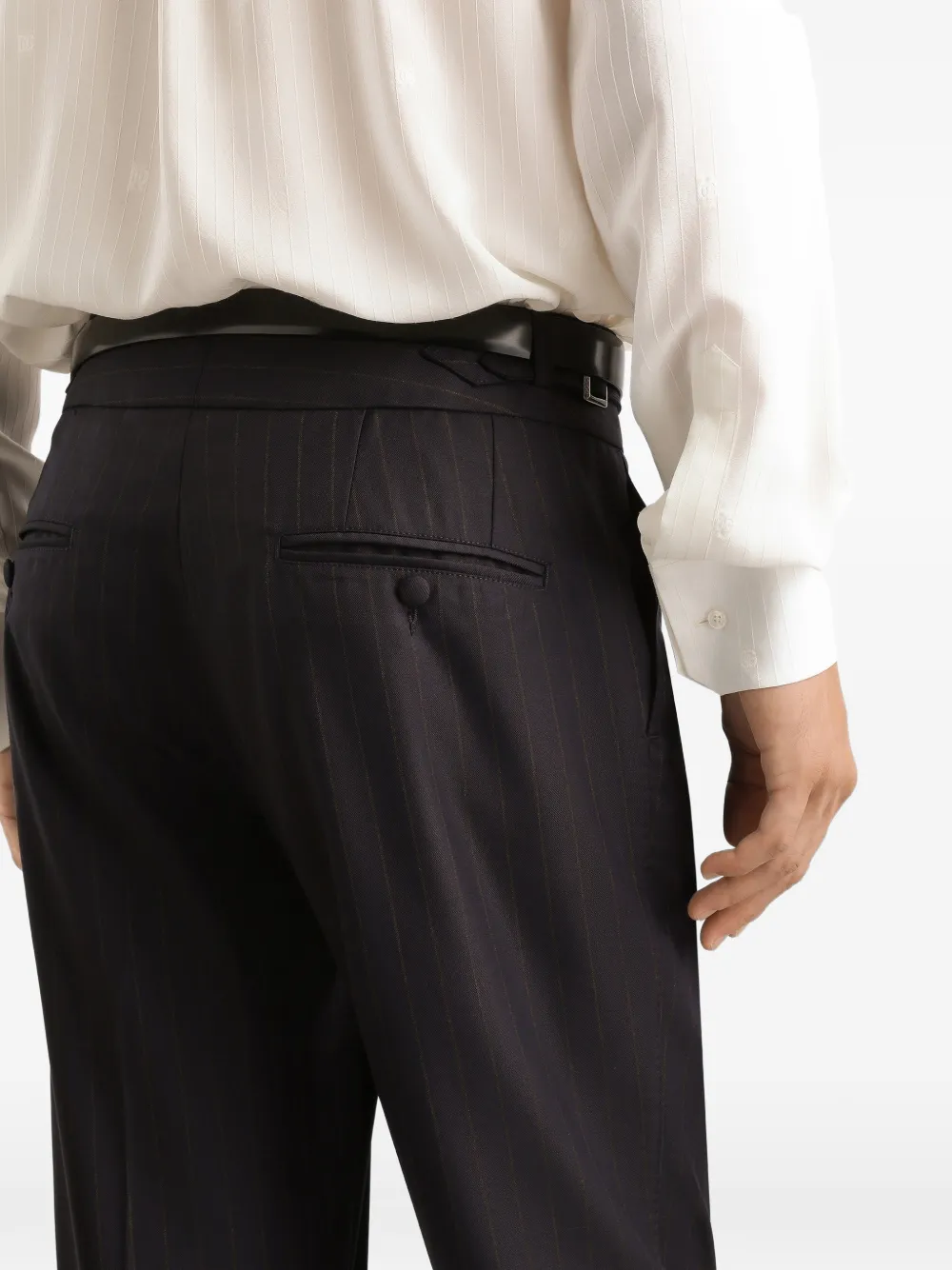 Dolce & Gabbana Wollen broek Zwart