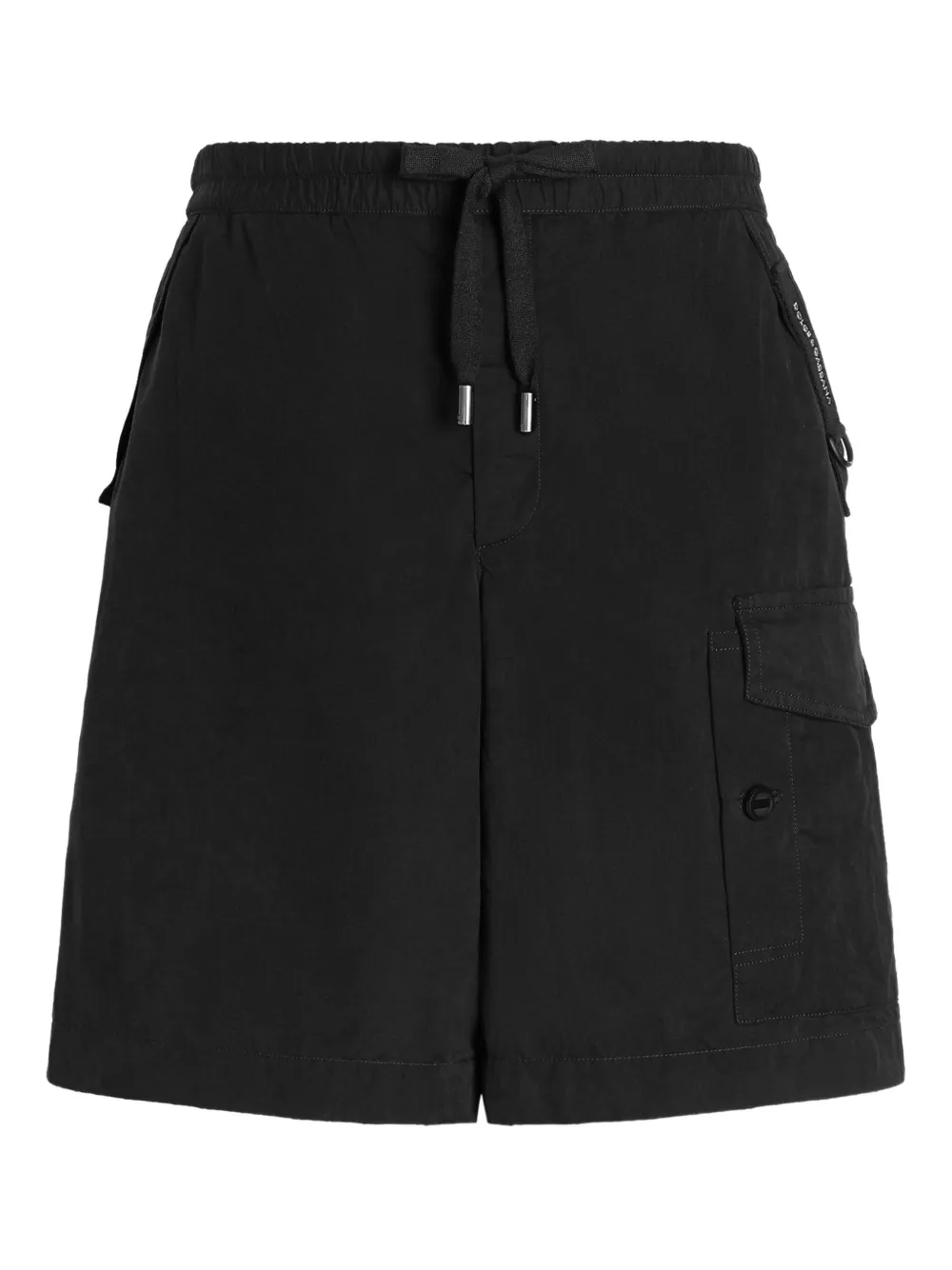 Dolce & Gabbana Cargo-Shorts mit Kordelzug - Schwarz
