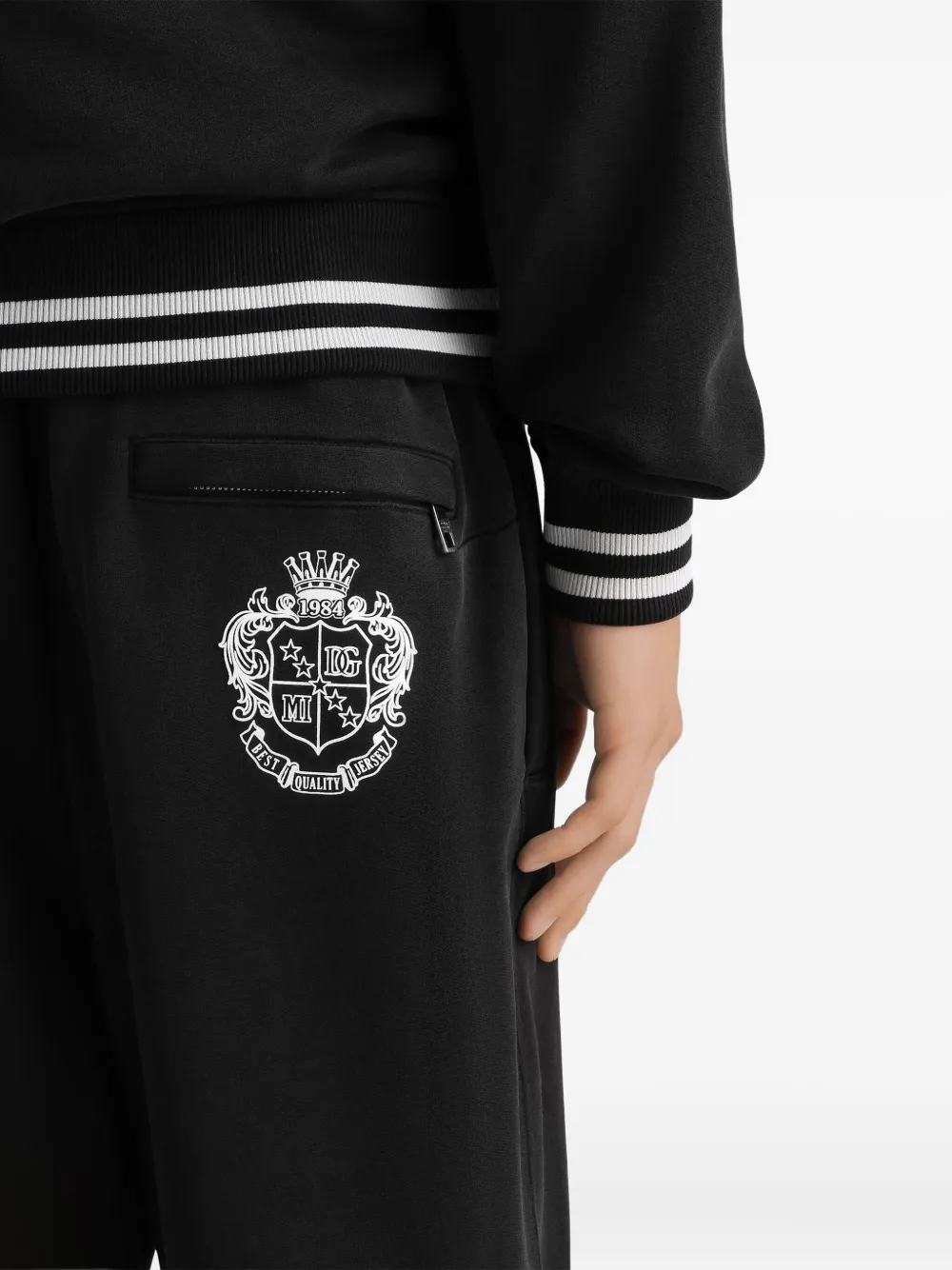 Dolce & Gabbana Trainingsbroek met logoprint Zwart