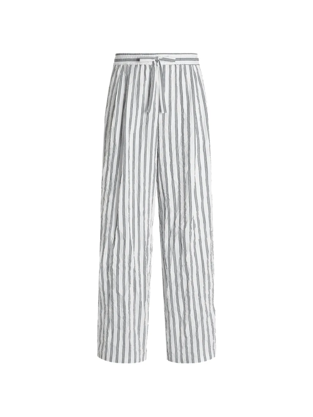 Dolce & Gabbana Pantaloni a righe con coulisse - Bianco