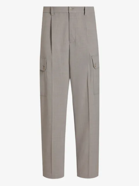 Dolce & Gabbana pantalones de lona y lana