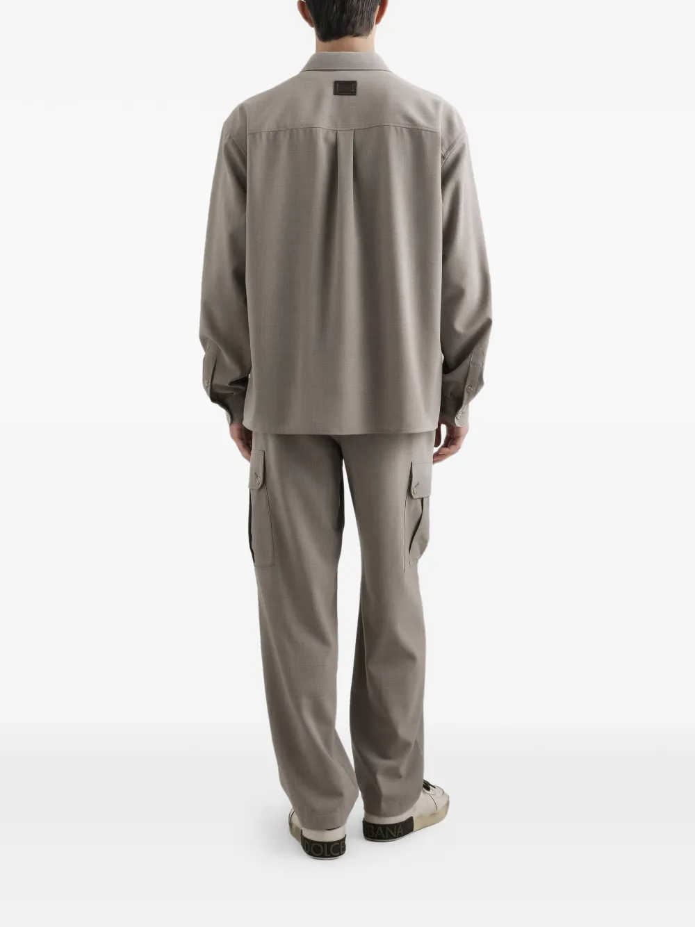  Dolce & Gabbana Virgin Wool Trousers - Neutrals 
