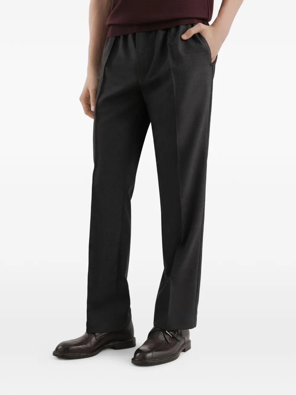 Dolce & Gabbana Broek van scheerwol Bruin