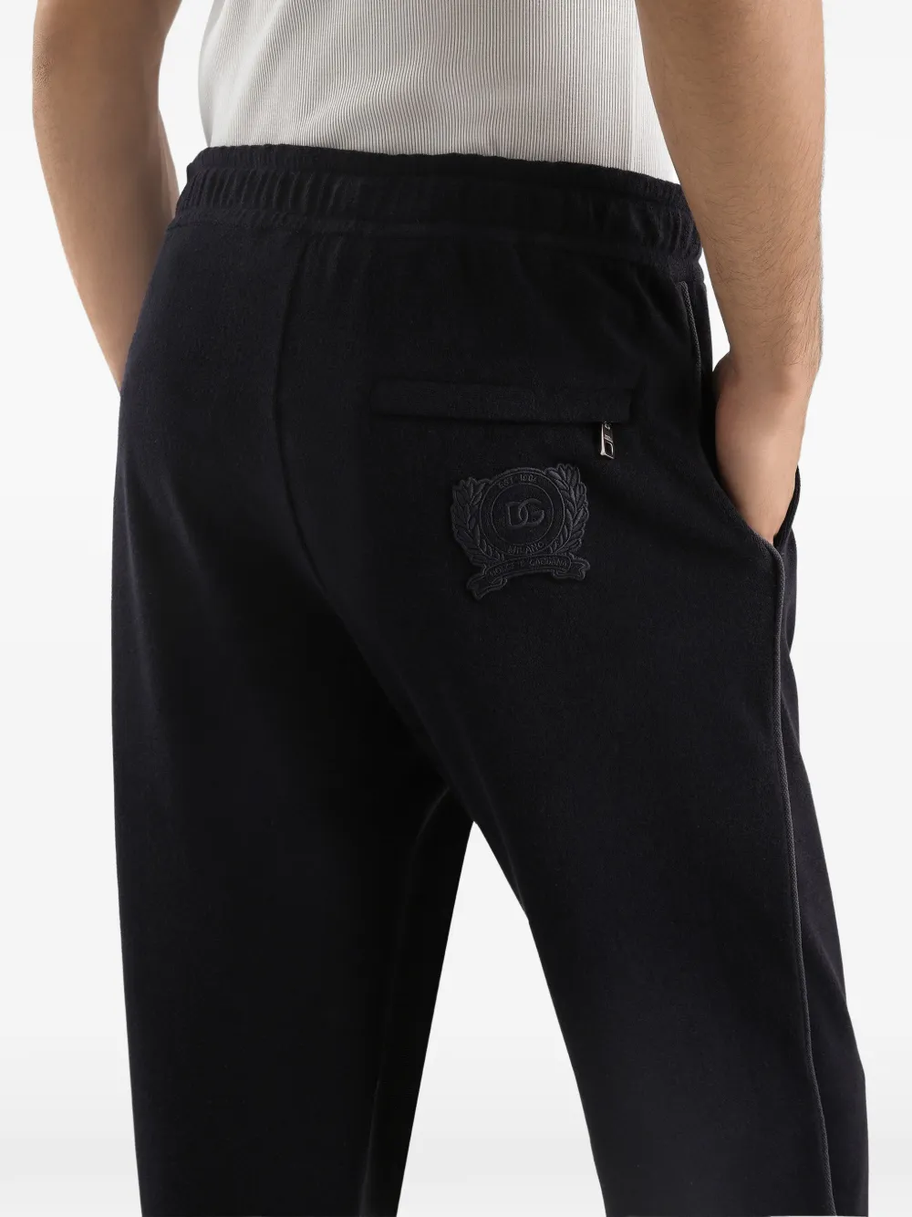 Dolce & Gabbana Trainingsbroek van katoenblend Blauw