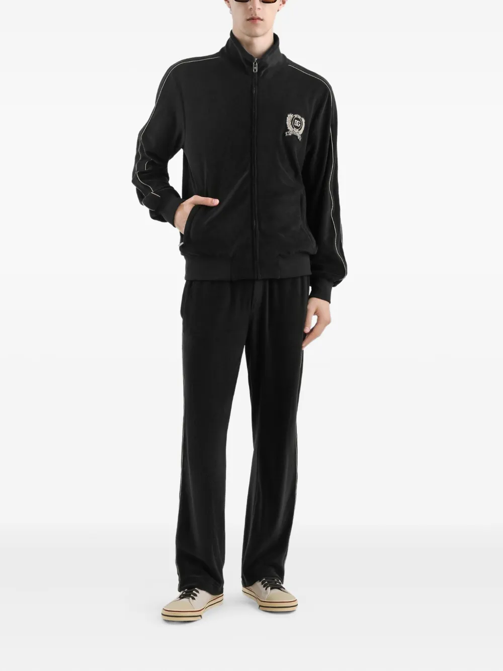 Dolce & Gabbana terry-cloth track pants | Sweatpants | Image 2