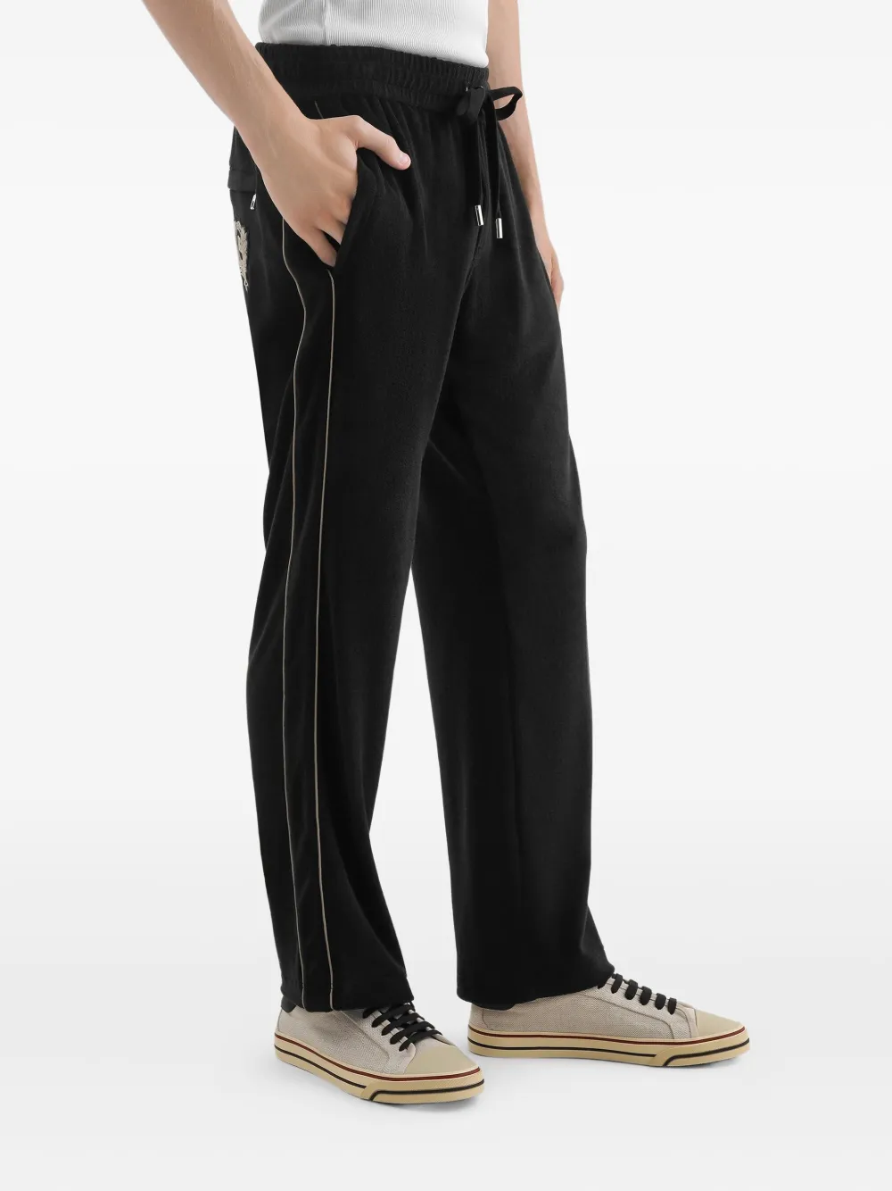 Dolce & Gabbana Trainingsbroek van badstof Zwart