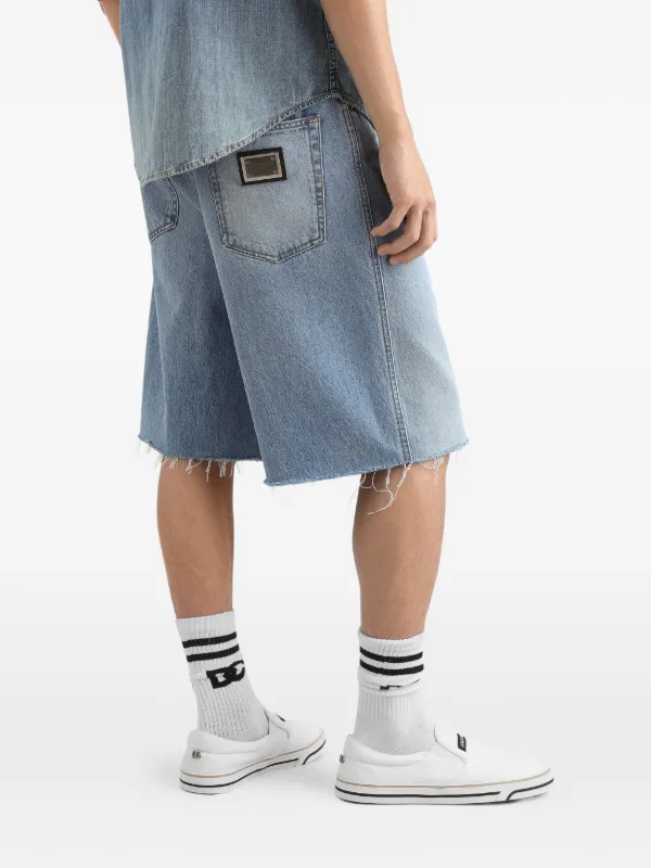 Dolce & Gabbana カットオフエッジ デニムショーツ | ブルー | FARFETCH JP