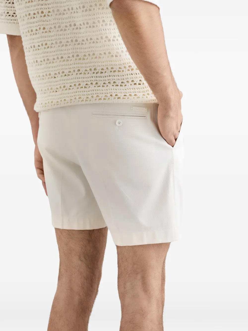 Dolce & Gabbana Geplooide shorts Beige