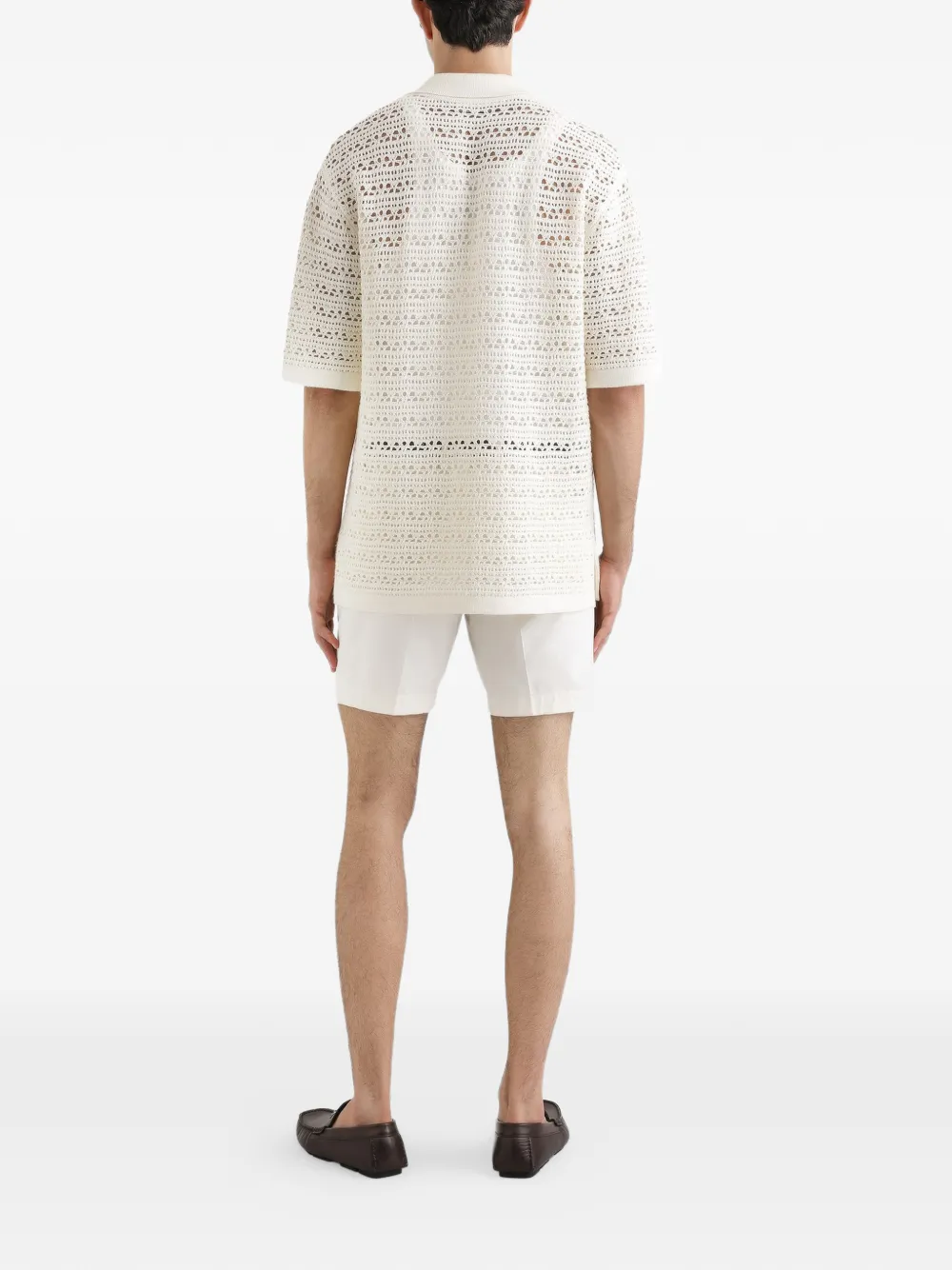 Dolce & Gabbana Geplooide shorts Beige