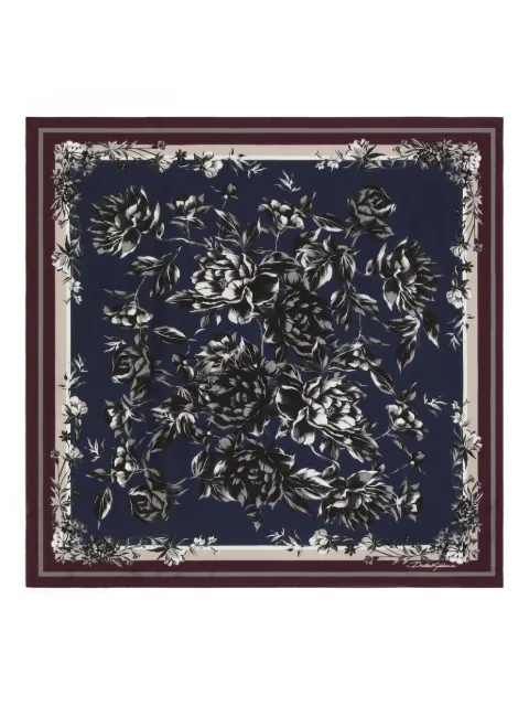 Dolce & Gabbana floral-print scarf