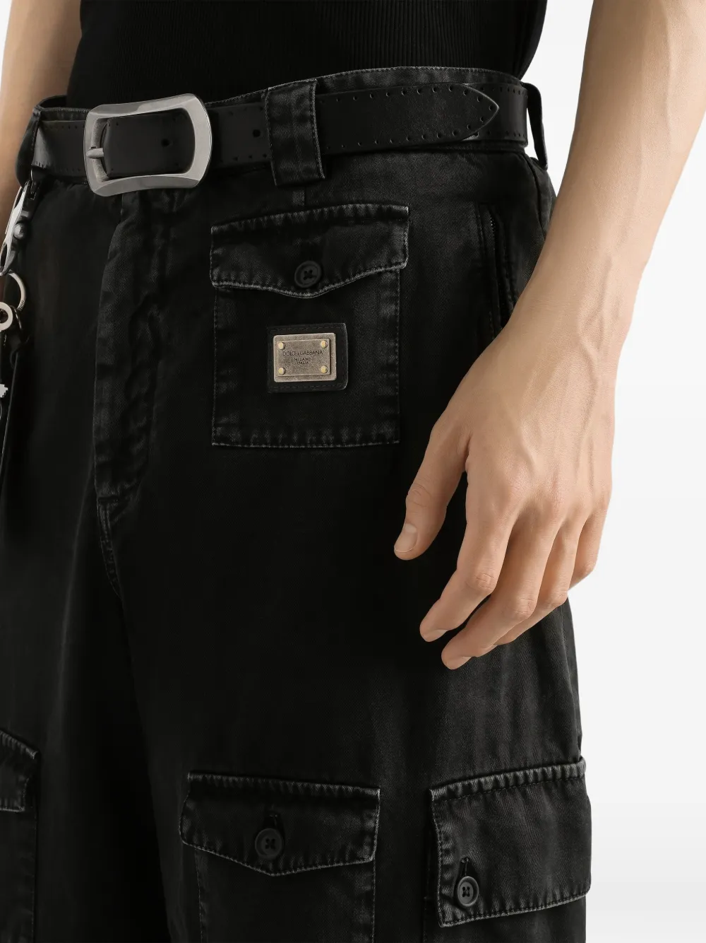 plaque cargo pants