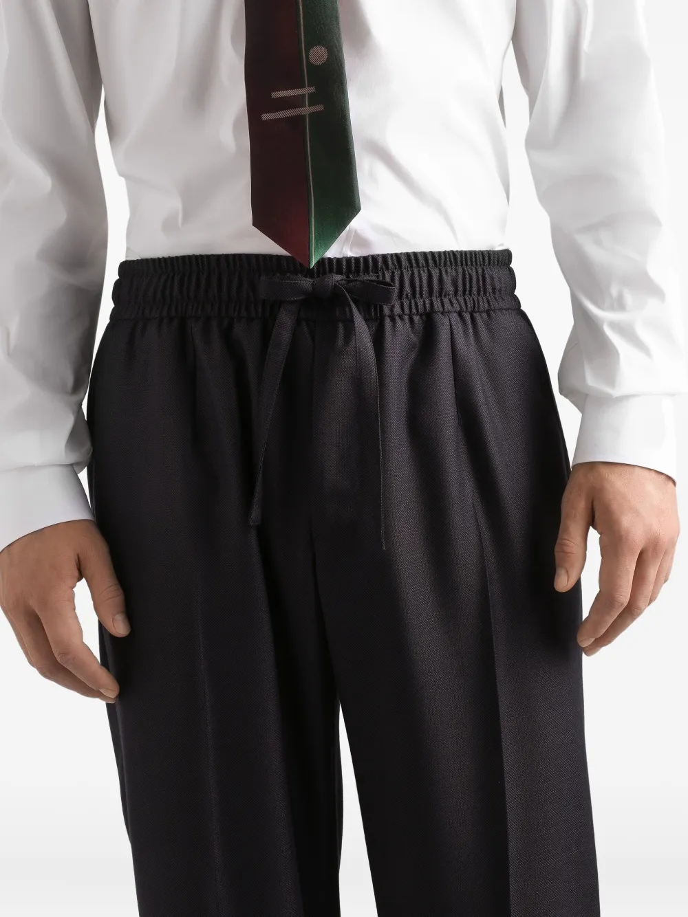 Dolce & Gabbana Broek met trekkoord Zwart