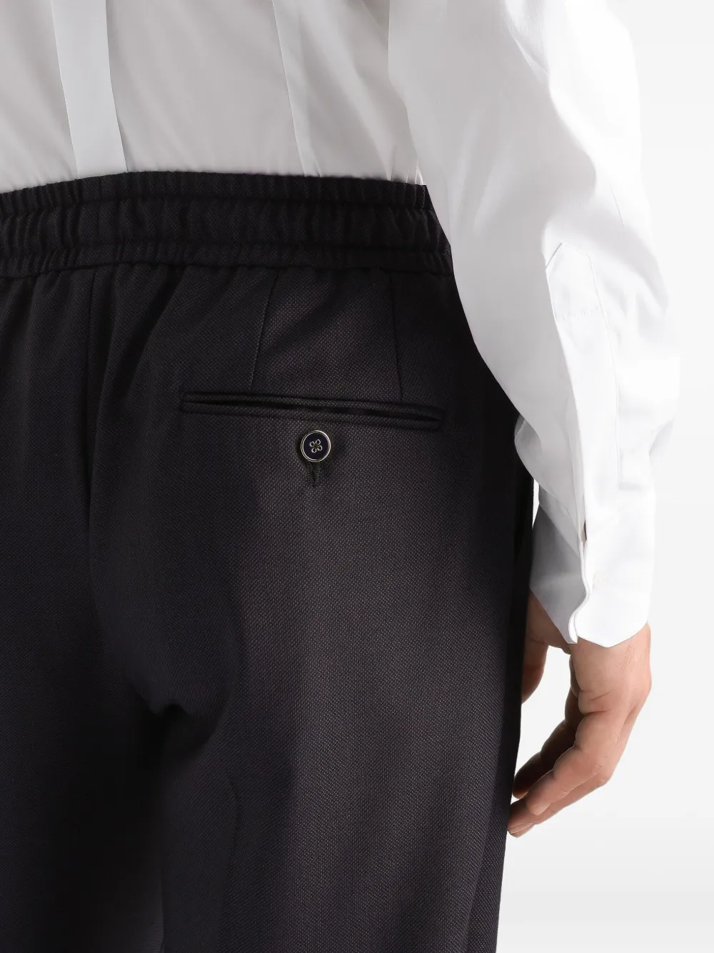 Dolce & Gabbana Broek met trekkoord Zwart