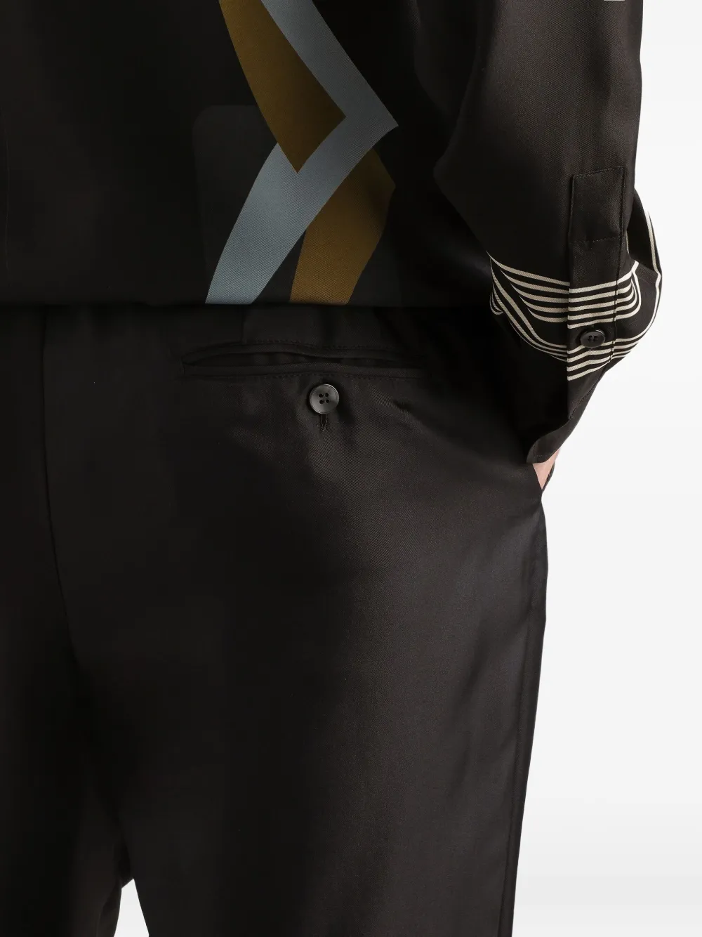 Dolce & Gabbana Broek met print Zwart