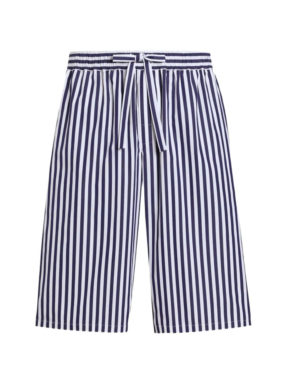 Dolce & Gabbana STRIPED POPLIN VANITY BERMUDA SHORTS - Blu