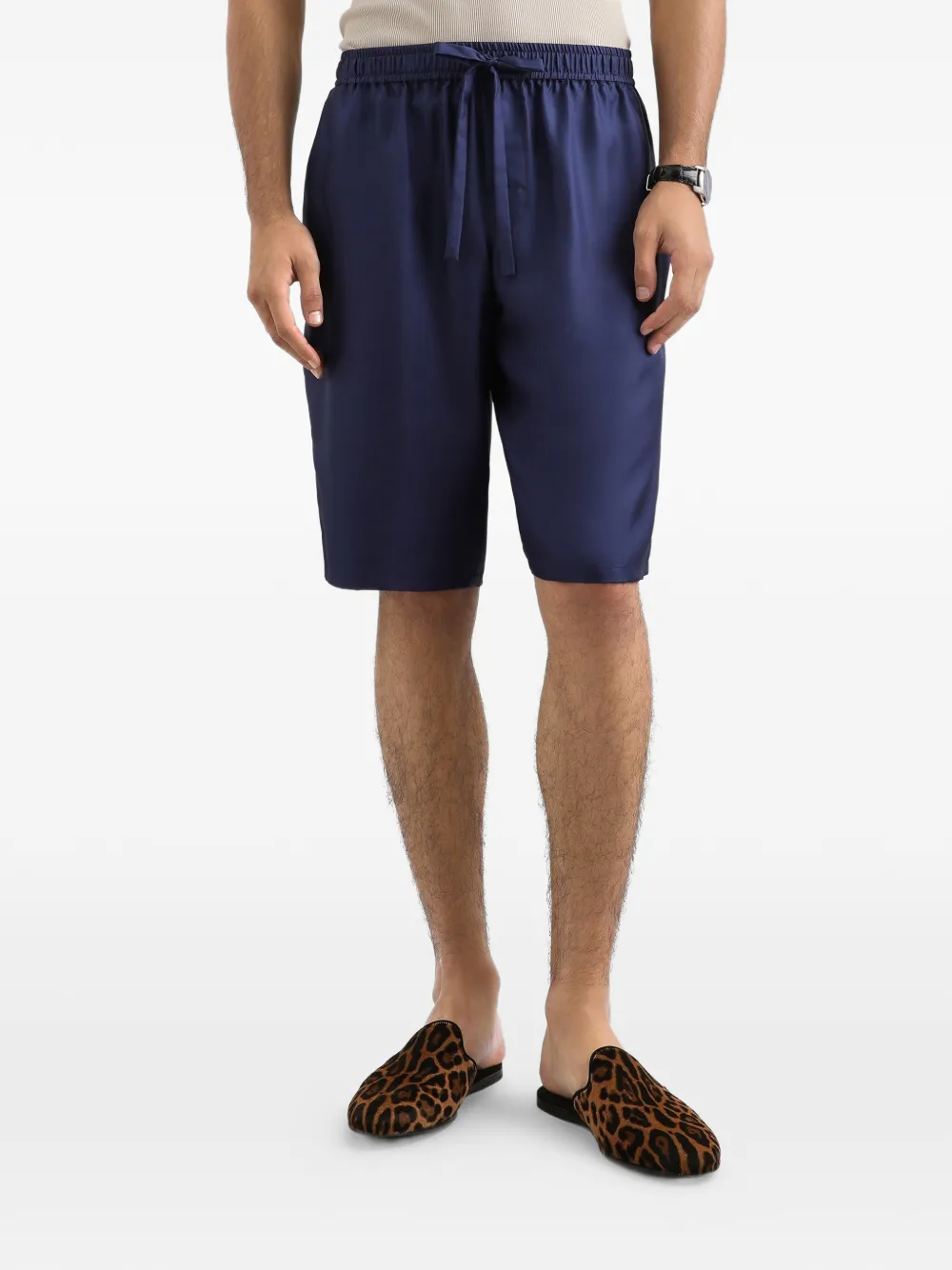 Dolce & Gabbana Shorts met trekkoord Blauw