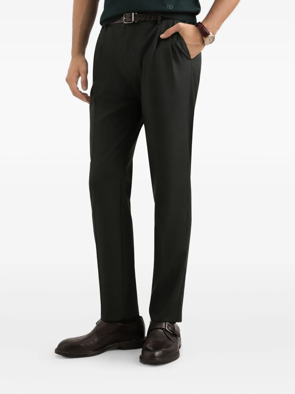 Dolce & Gabbana Plooibroek Groen