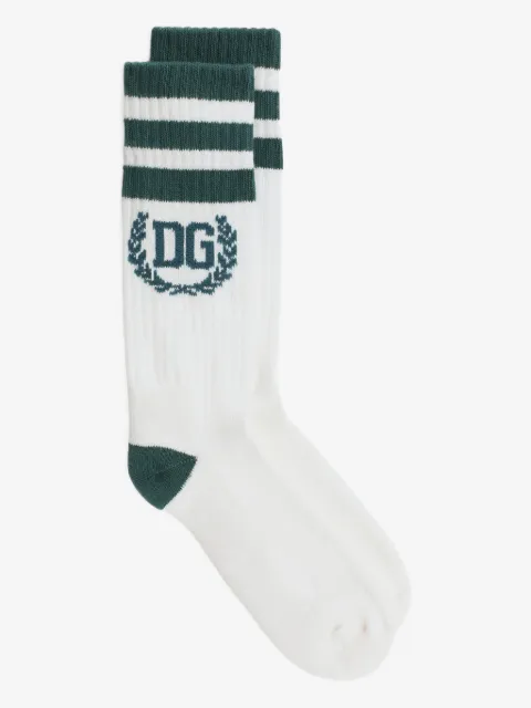 Dolce & Gabbana Calzini a righe con logo