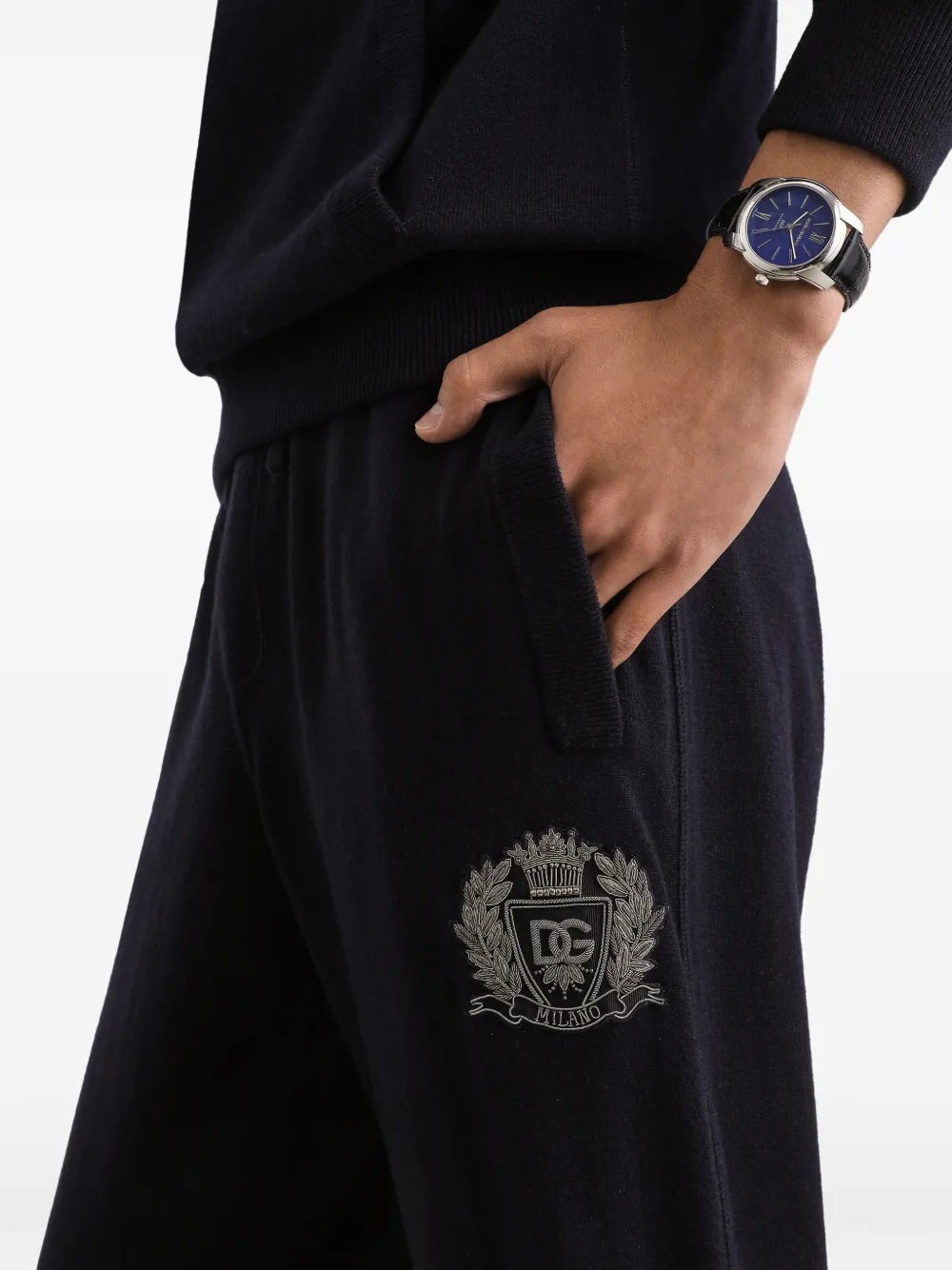 Dolce & Gabbana Trainingsbroek met logo-detail Blauw