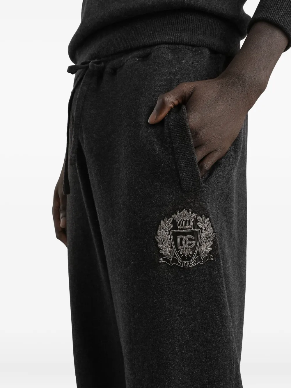 Dolce & Gabbana Trainingsbroek met trekkoord Grijs